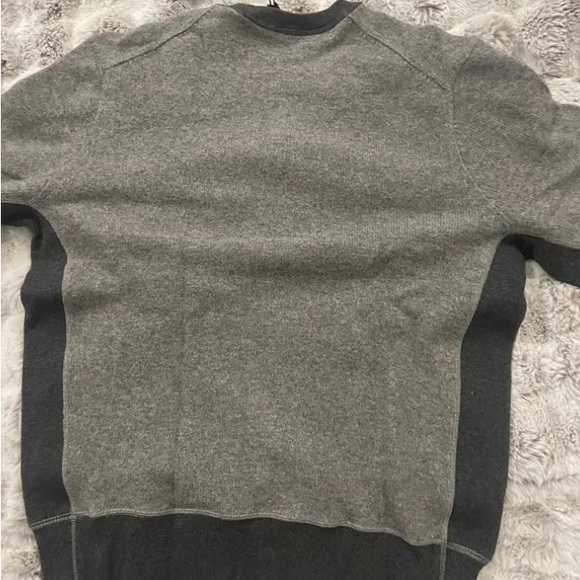 Rag & Bone Men's Gray New York Printed Wool Sweater Sz M - Picture 5 of 6